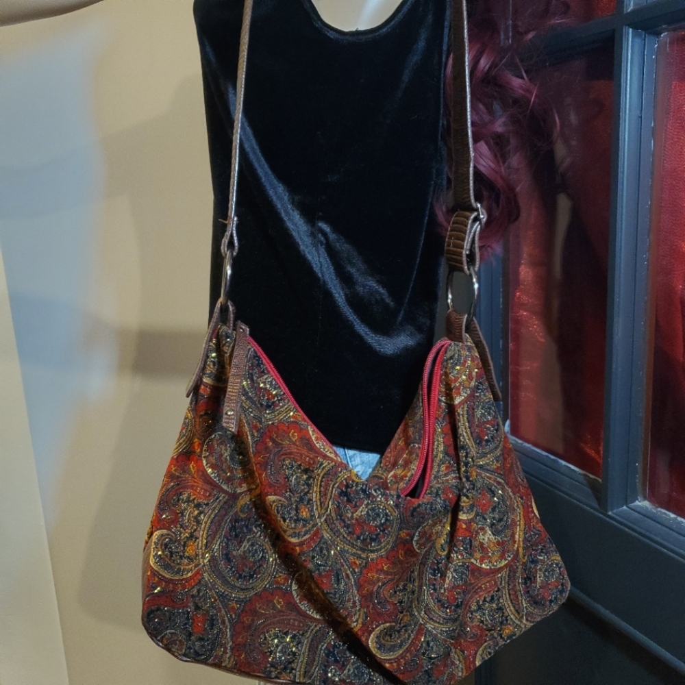 Point Zero Paisley Shoulder Bag - Multicolor
